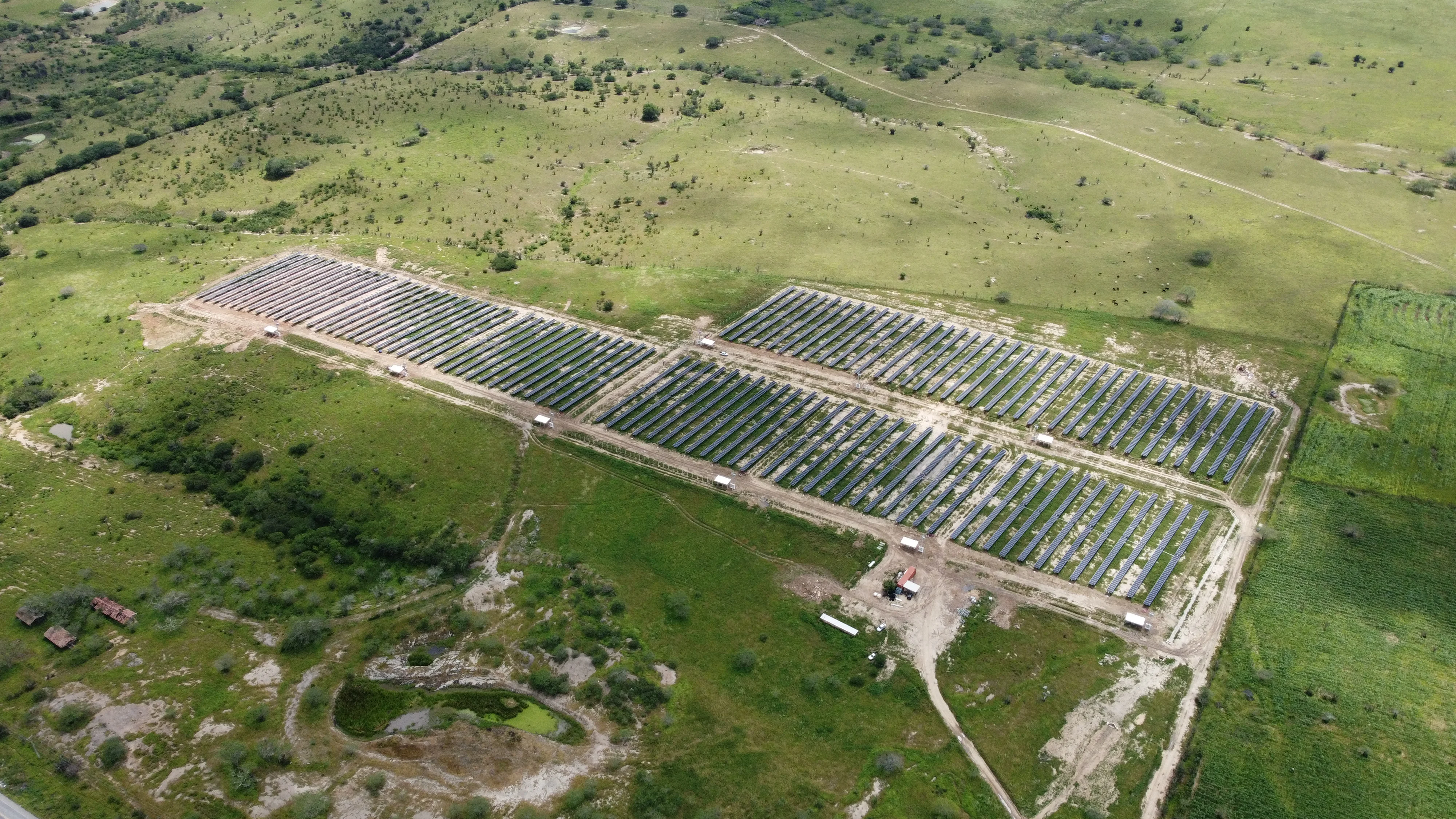 Usina solar Tera Energia em operação